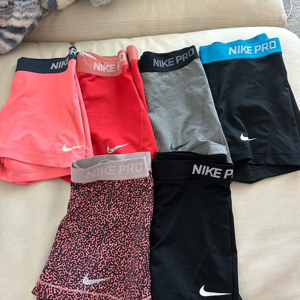 LOT of nike pro shorts